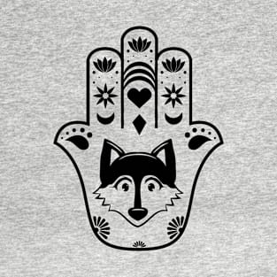 Wolf Cub Hamsa Hand T-Shirt